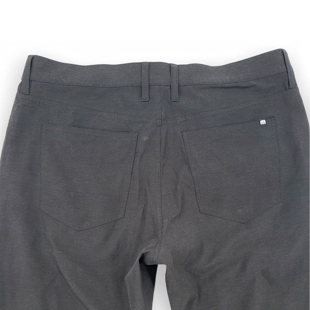 TravisMathew Mens 35x32 Golf Pants Polyester Blend Black Stretch Performance - Picture 4 of 5